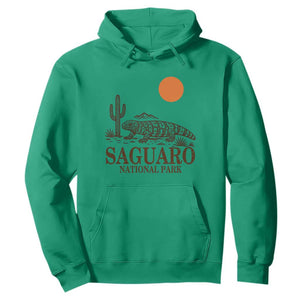 Saguaro National Park Gila Monster Hiking Arizona Hoodie Desert Cactus Sunset Southwest Nature Tucson Souvenir Gift