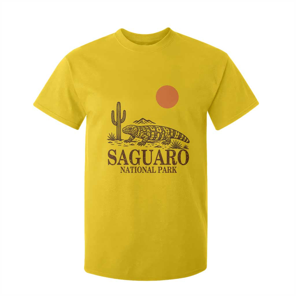Saguaro National Park Gila Monster Hiking Arizona T Shirt For Kid Desert Cactus Sunset Southwest Nature Tucson Souvenir Gift