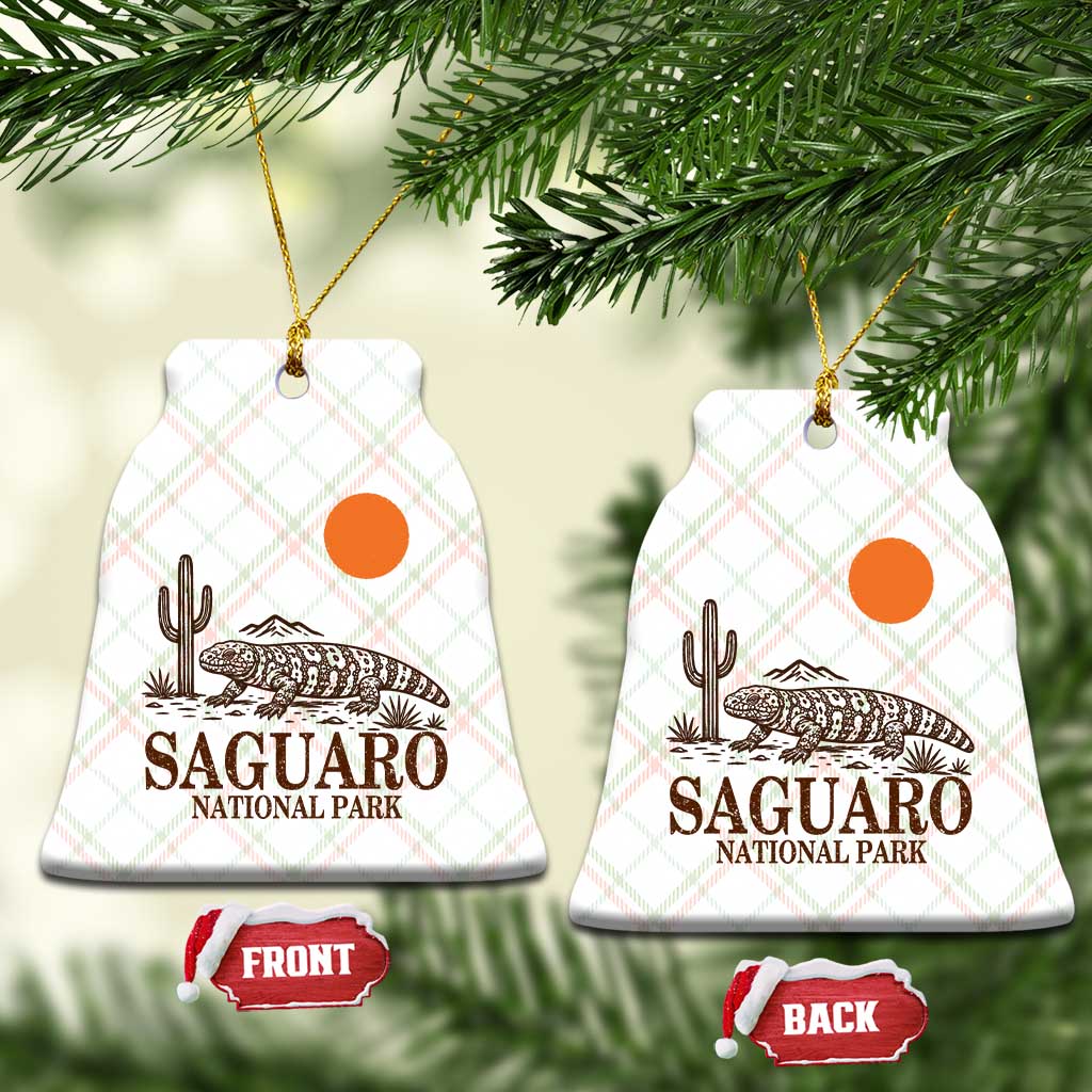 Saguaro National Park Gila Monster Hiking Arizona Ceramic Ornament Desert Cactus Sunset Southwest Nature Tucson Souvenir Gift