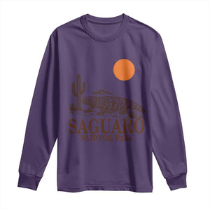 Saguaro National Park Gila Monster Hiking Arizona Long Sleeve Shirt Desert Cactus Sunset Southwest Nature Tucson Souvenir Gift