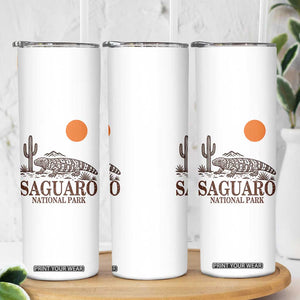 Saguaro National Park Gila Monster Hiking Arizona Skinny Tumbler Desert Cactus Sunset Southwest Nature Tucson Souvenir Gift