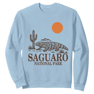 Saguaro National Park Gila Monster Hiking Arizona Sweatshirt Desert Cactus Sunset Southwest Nature Tucson Souvenir Gift