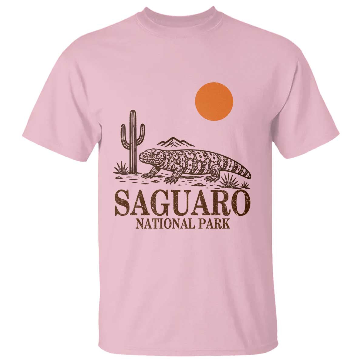 Saguaro National Park Gila Monster Hiking Arizona T Shirt Desert Cactus Sunset Southwest Nature Tucson Souvenir Gift