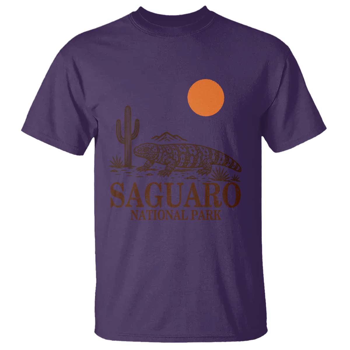 Saguaro National Park Gila Monster Hiking Arizona T Shirt Desert Cactus Sunset Southwest Nature Tucson Souvenir Gift