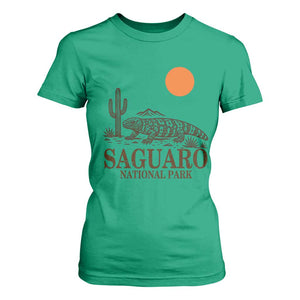 Saguaro National Park Gila Monster Hiking Arizona T Shirt For Women Desert Cactus Sunset Southwest Nature Tucson Souvenir Gift