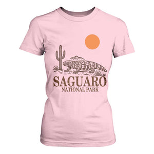 Saguaro National Park Gila Monster Hiking Arizona T Shirt For Women Desert Cactus Sunset Southwest Nature Tucson Souvenir Gift