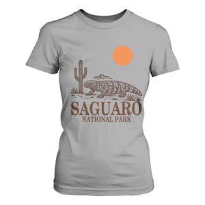 Saguaro National Park Gila Monster Hiking Arizona T Shirt For Women Desert Cactus Sunset Southwest Nature Tucson Souvenir Gift