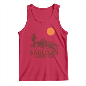 Saguaro National Park Gila Monster Hiking Arizona Tank Top Desert Cactus Sunset Southwest Nature Tucson Souvenir Gift