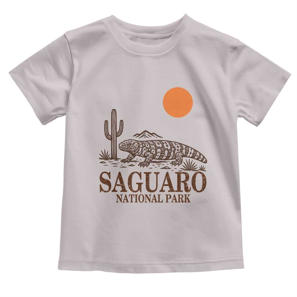 Saguaro National Park Gila Monster Hiking Arizona Toddler T Shirt Desert Cactus Sunset Southwest Nature Tucson Souvenir Gift