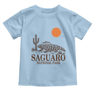 Saguaro National Park Gila Monster Hiking Arizona Toddler T Shirt Desert Cactus Sunset Southwest Nature Tucson Souvenir Gift
