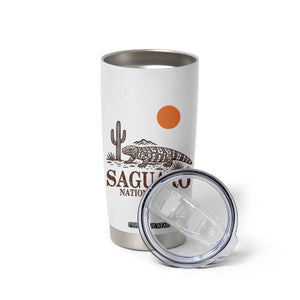 Saguaro National Park Gila Monster Hiking Arizona Tumbler Cup Desert Cactus Sunset Southwest Nature Tucson Souvenir Gift