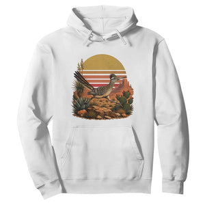 Retro Arizona Roadrunner Desert Sunset Hoodie Southwest Bird Wildlife Nature Lover
