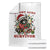 Funny Racoon Christmas Meme Throw Blanket Tummy Ache Survivor TS14 White Print Your Wear
