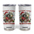 Funny Racoon Christmas Meme Tumbler Cup Tummy Ache Survivor TS14 White Print Your Wear
