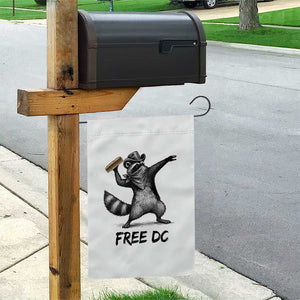 The Sandwich Guy Free DC Garden Flag Funny Racoon Meme TS14 Print Your Wear