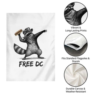 The Sandwich Guy Free DC Garden Flag Funny Racoon Meme TS14 Print Your Wear