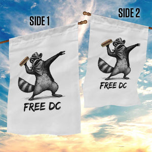 The Sandwich Guy Free DC Garden Flag Funny Racoon Meme TS14 Print Your Wear