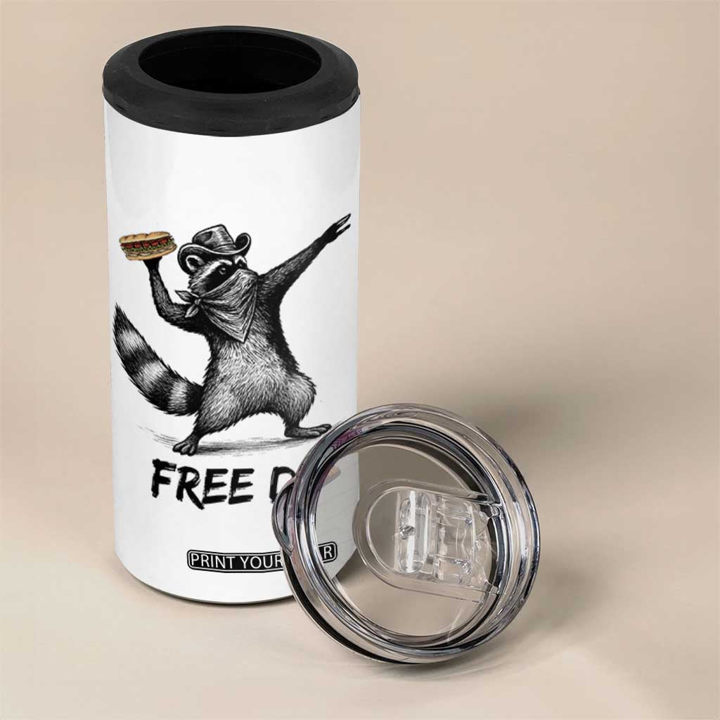 The Sandwich Guy Free DC 4 in 1 Can Cooler Tumbler Funny Racoon Meme TS14 Print Your Wear