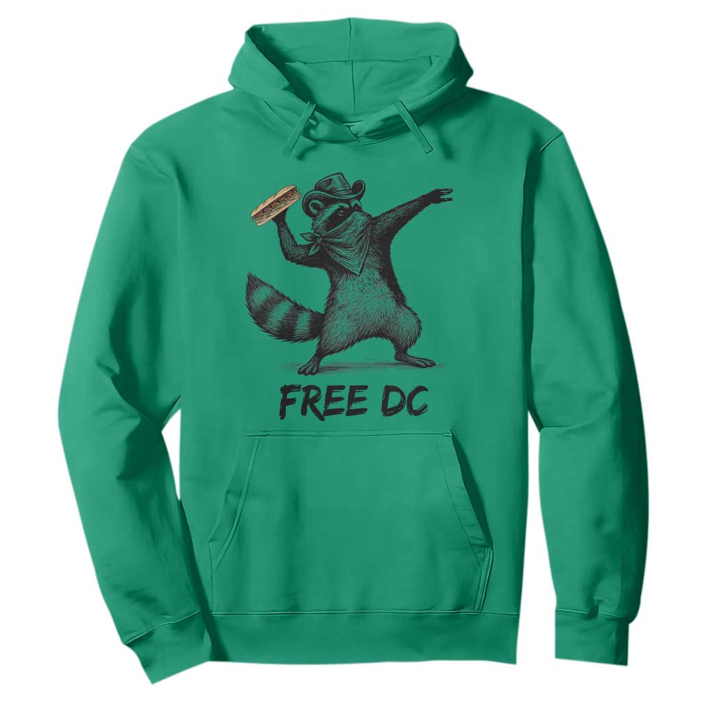 The Sandwich Guy Free DC Hoodie Funny Racoon Meme TS14 Irish Green Print Your Wear