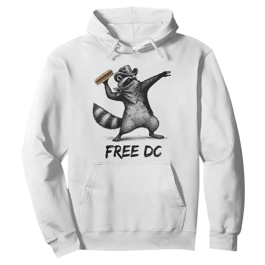 The Sandwich Guy Free DC Hoodie Funny Racoon Meme - Print Your Wear