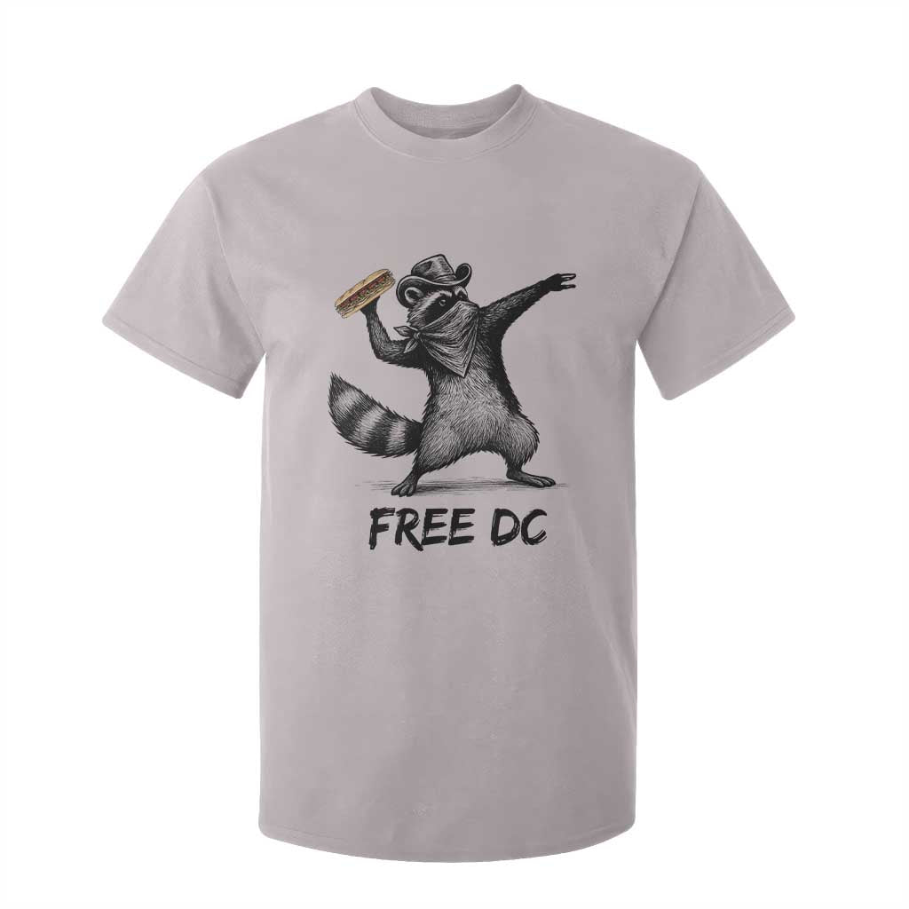 The Sandwich Guy Free DC T Shirt For Kid Funny Racoon Meme TS14 Ice Gray Print Your Wear