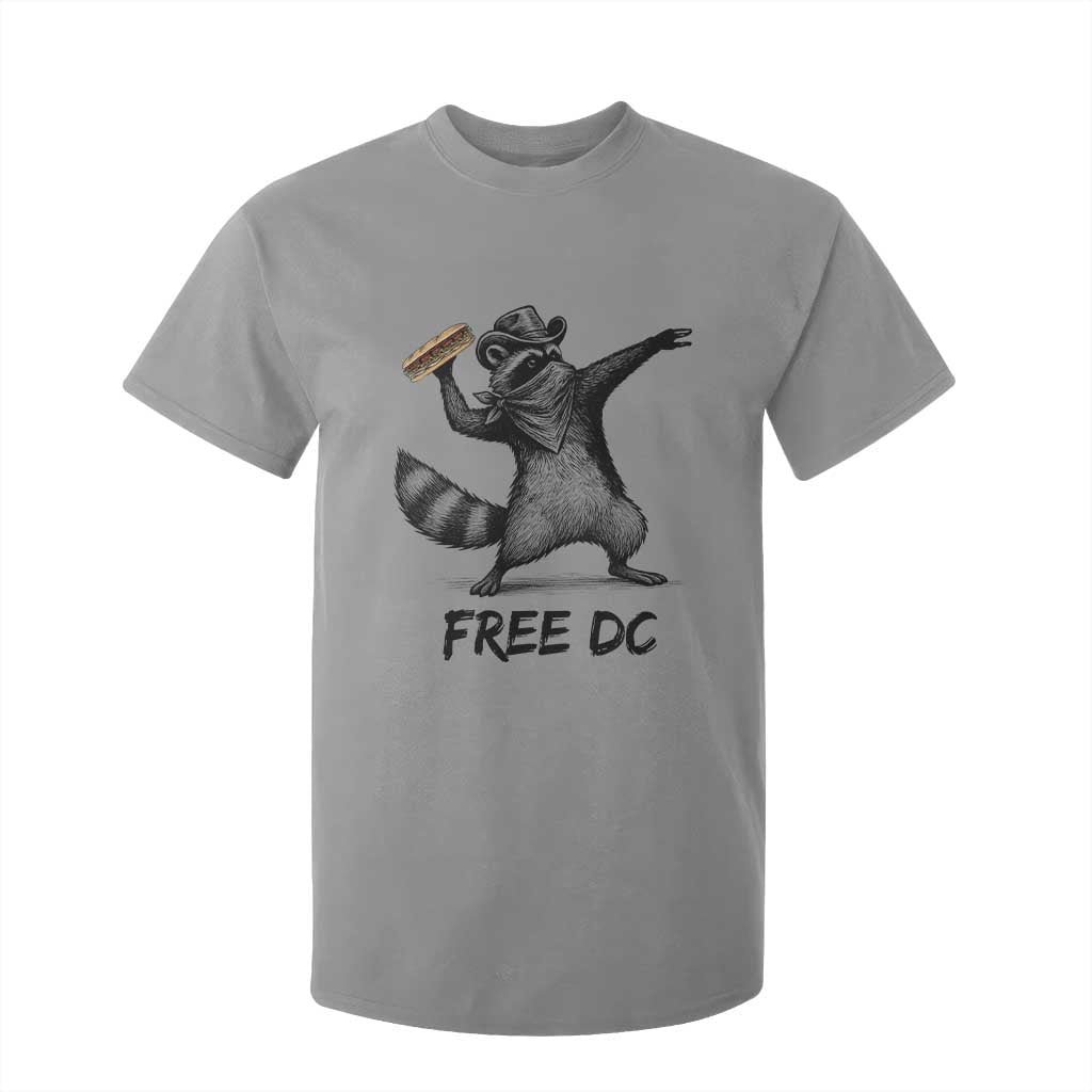 The Sandwich Guy Free DC T Shirt For Kid Funny Racoon Meme TS14 Sport Gray Print Your Wear