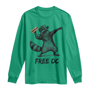 The Sandwich Guy Free DC Long Sleeve Shirt Funny Racoon Meme - Print Your Wear
