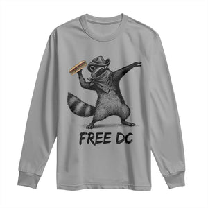 The Sandwich Guy Free DC Long Sleeve Shirt Funny Racoon Meme - Print Your Wear