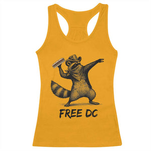 The Sandwich Guy Free DC Racerback Tank Top Funny Racoon Meme - Print Your Wear