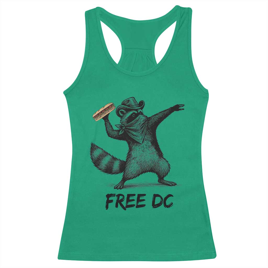 The Sandwich Guy Free DC Racerback Tank Top Funny Racoon Meme TS14 Irish Green Print Your Wear