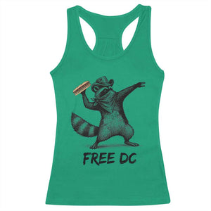 The Sandwich Guy Free DC Racerback Tank Top Funny Racoon Meme - Print Your Wear