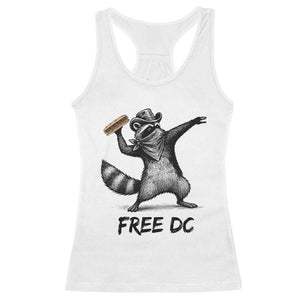 The Sandwich Guy Free DC Racerback Tank Top Funny Racoon Meme - Print Your Wear