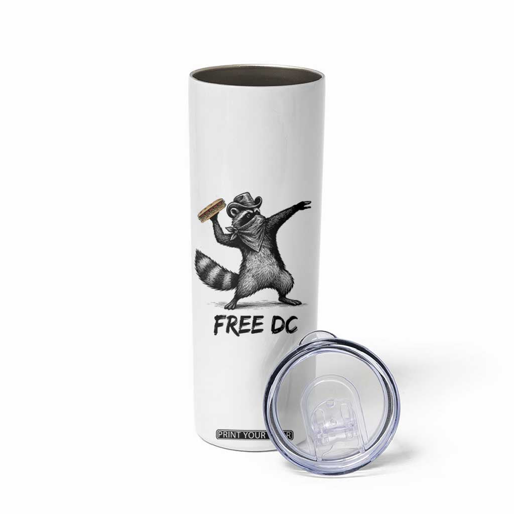 The Sandwich Guy Free DC Skinny Tumbler Funny Racoon Meme TS14 Print Your Wear