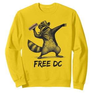 The Sandwich Guy Free DC Sweatshirt Funny Racoon Meme - Print Your Wear