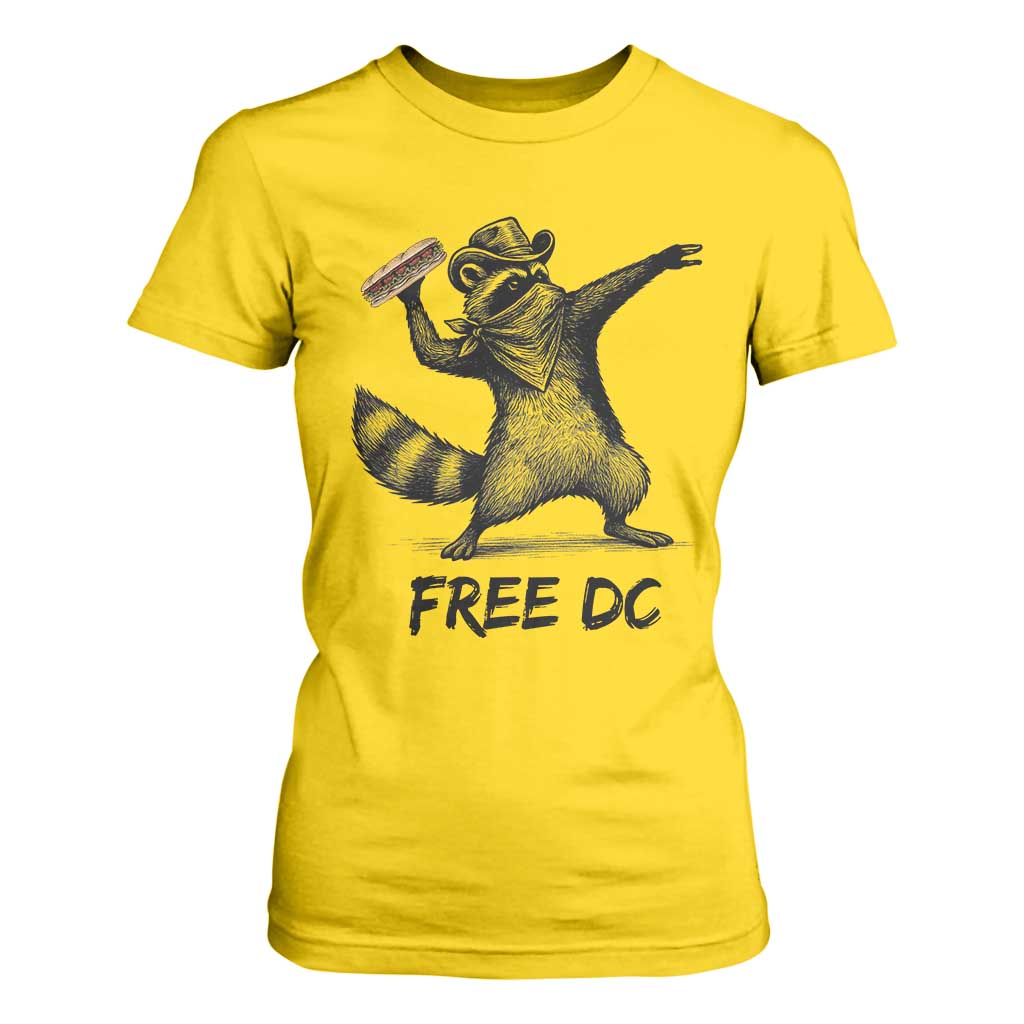 The Sandwich Guy Free DC T Shirt For Women Funny Racoon Meme TS14 Daisy Print Your Wear