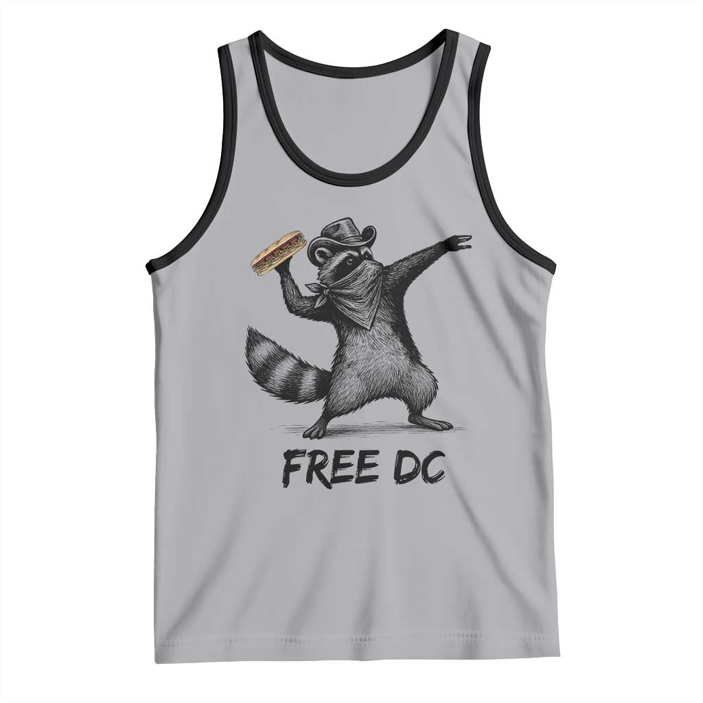 The Sandwich Guy Free DC Tank Top Funny Racoon Meme TS14 Athletic Heather Black Print Your Wear