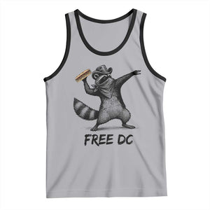 The Sandwich Guy Free DC Tank Top Funny Racoon Meme TS14 Athletic Heather Black Print Your Wear