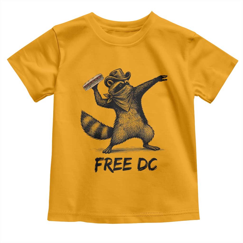 The Sandwich Guy Free DC Toddler T Shirt Funny Racoon Meme TS14 Gold Print Your Wear