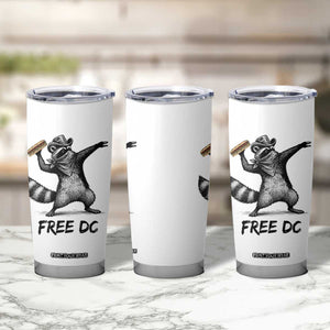 The Sandwich Guy Free DC Tumbler Cup Funny Racoon Meme - Print Your Wear
