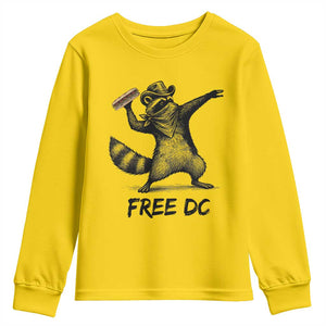 The Sandwich Guy Free DC Youth Sweatshirt Funny Racoon Meme - Print Your Wear