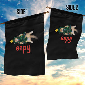 Cat Christmas Meme Garden Flag Eepy Kitten Silly Sleepy TS14 Print Your Wear