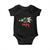 Cat Christmas Meme Baby Onesie Eepy Kitten Silly Sleepy TS14 Black Print Your Wear