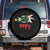 Cat Christmas Meme Spare Tire Cover Eepy Kitten Silly Sleepy TS14 No hole Black Print Your Wear