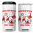 Funny Santa Christmas 4 in 1 Can Cooler Tumbler Rizz Em With The Tism TS14 One Size: 16 oz White Print Your Wear