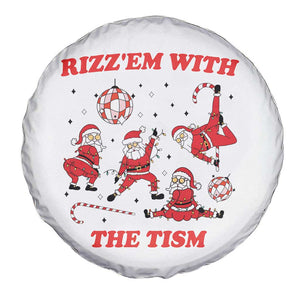 Funny Santa Christmas Spare Tire Cover Rizz Em With The Tism TS14 Print Your Wear