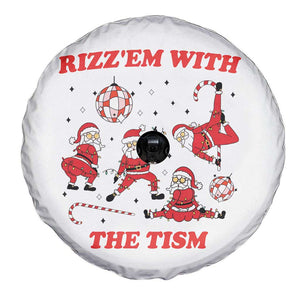 Funny Santa Christmas Spare Tire Cover Rizz Em With The Tism TS14 Print Your Wear