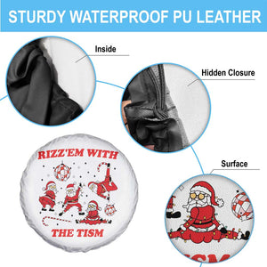Funny Santa Christmas Spare Tire Cover Rizz Em With The Tism TS14 Print Your Wear