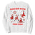 Funny Santa Christmas Sweatshirt Rizz Em With The Tism TS14 White Print Your Wear