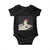 Funny Smoking Cat Christmas Meme Baby Onesie TS14 Black Print Your Wear