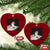 Funny Smoking Cat Xmas Meme Ceramic Ornament TS14 Print Your Wear